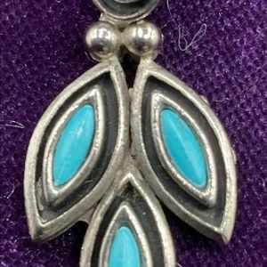 ST.LABRE faux turquoise pendant